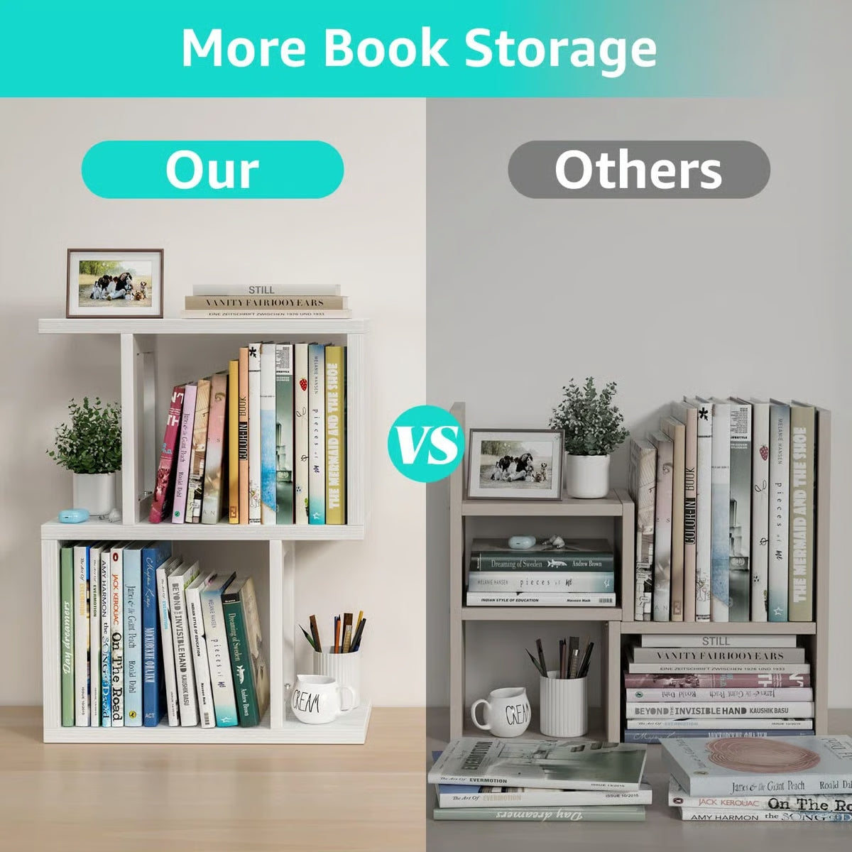 Dormitory Office Desktop Storage Rack