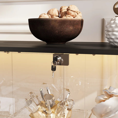 Magnus Locking Glass Curio Display Stand Display Cabinet