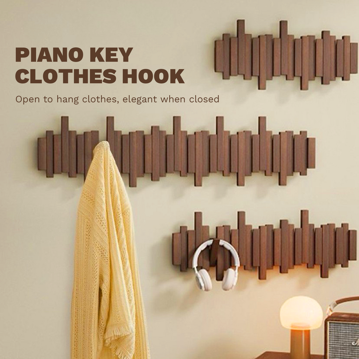 Magnus Natural Wood Coat Rack