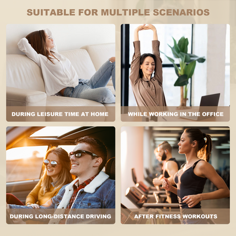 Multi-Area Heated Kneading Massage Pillow