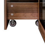 Jones Elegant 70" Multi-tier Pull-out Storage Display Cabinet