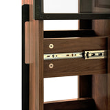 Jones Elegant 70" Multi-tier Pull-out Storage Display Cabinet