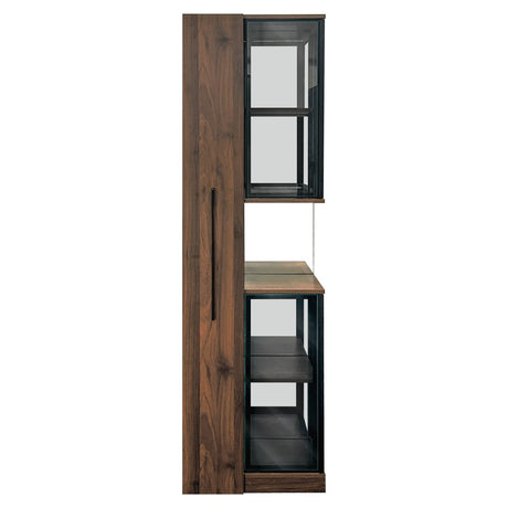 Jones Elegant 70" Multi-tier Pull-out Storage Display Cabinet