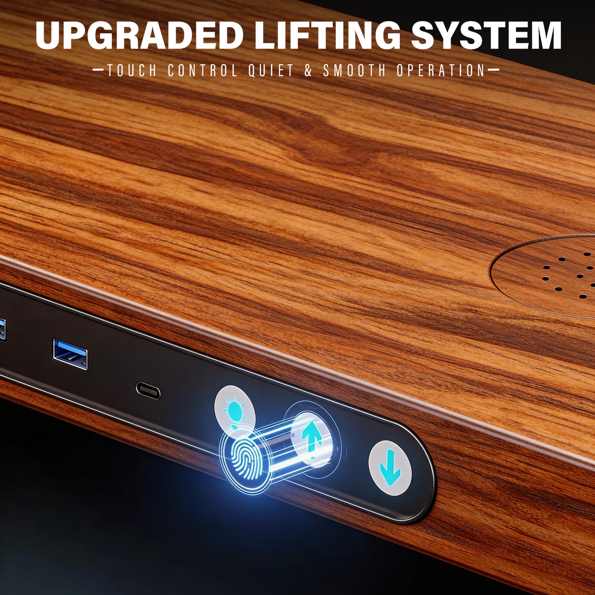 GC01 Plus Premium Walnut Wood Monitor Stand Riser