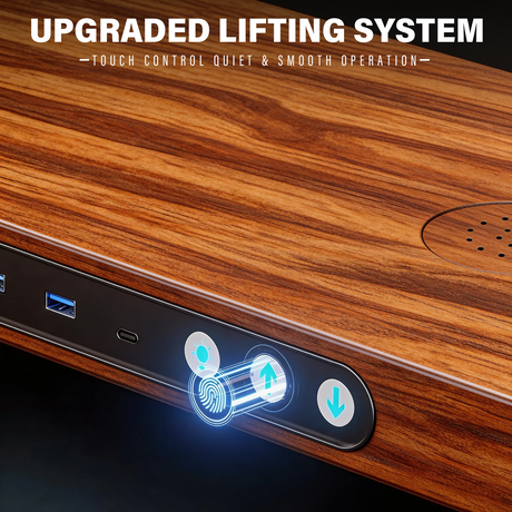 GC01 Plus Premium Walnut Wood Monitor Stand Riser