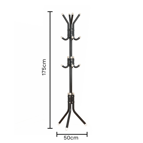 Evan Freestanding Metal Coat Rack Hall Tree