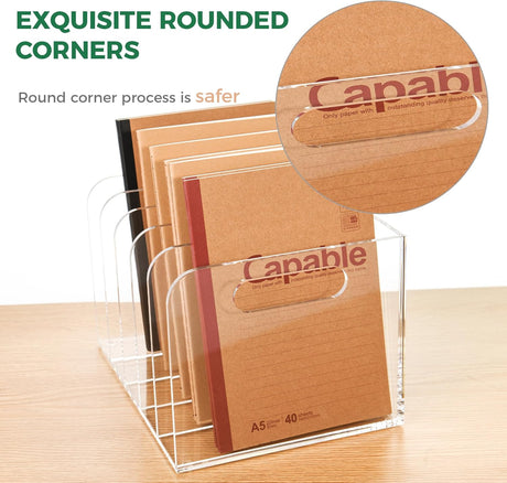 Magnus Acrylic Magazine File Holder