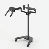 WS-40 Mobile Workstation with Monitor Arm and Keyboard Tray