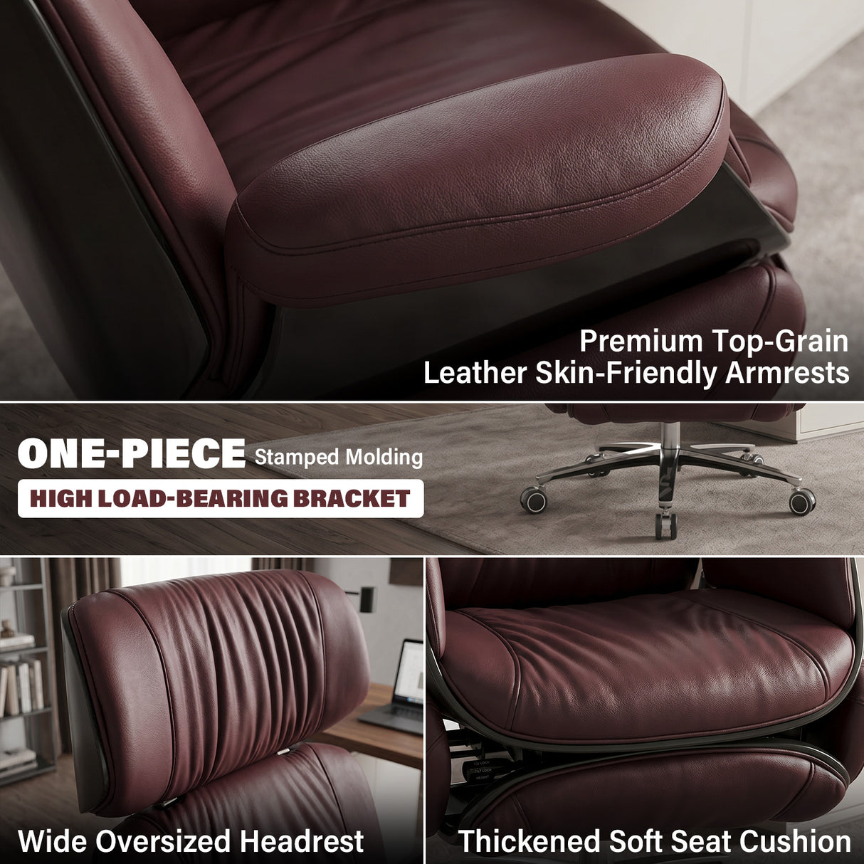 Sierra Burgundy Massage Power Recliner 2026