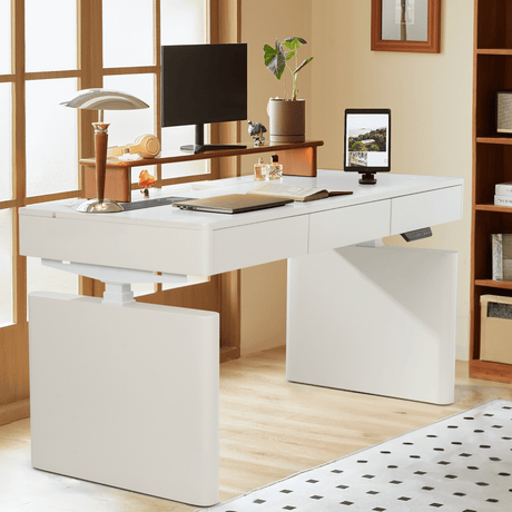 White Cellier Standing Desk