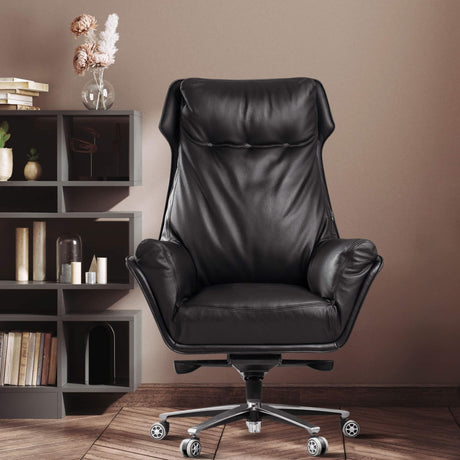 Scene of Austin Upholstered Office Chair-Black