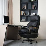 Basil power recliner chair - Black in the office