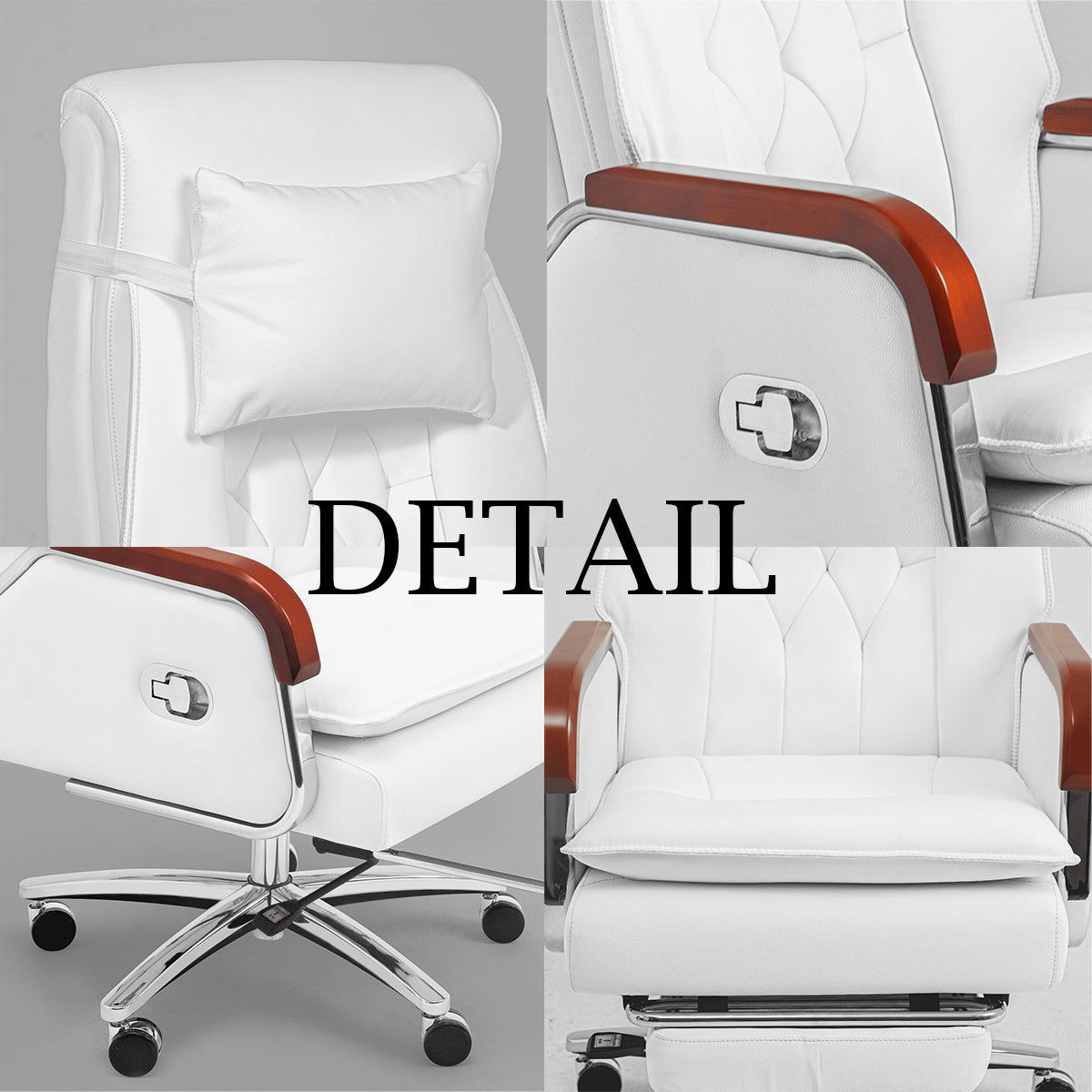 Cameron Executive Office Chair ( White )