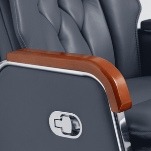 Cameron Massage Office Chair - grey - armrest