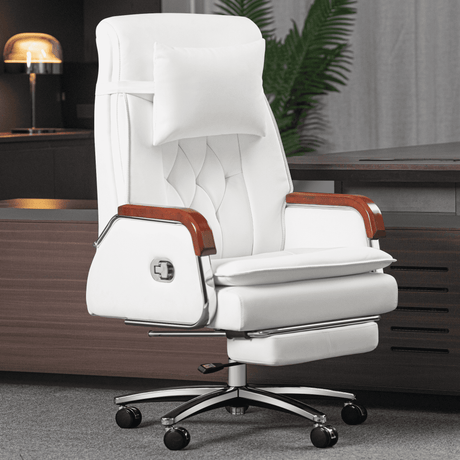 Cameron Massage Office Chair - white