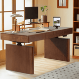 Cellier Standing Desk Bundle(walnut)