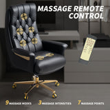 Cellier massage office chair-black-massage points