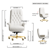 Cellier massage office chair-white-dimension