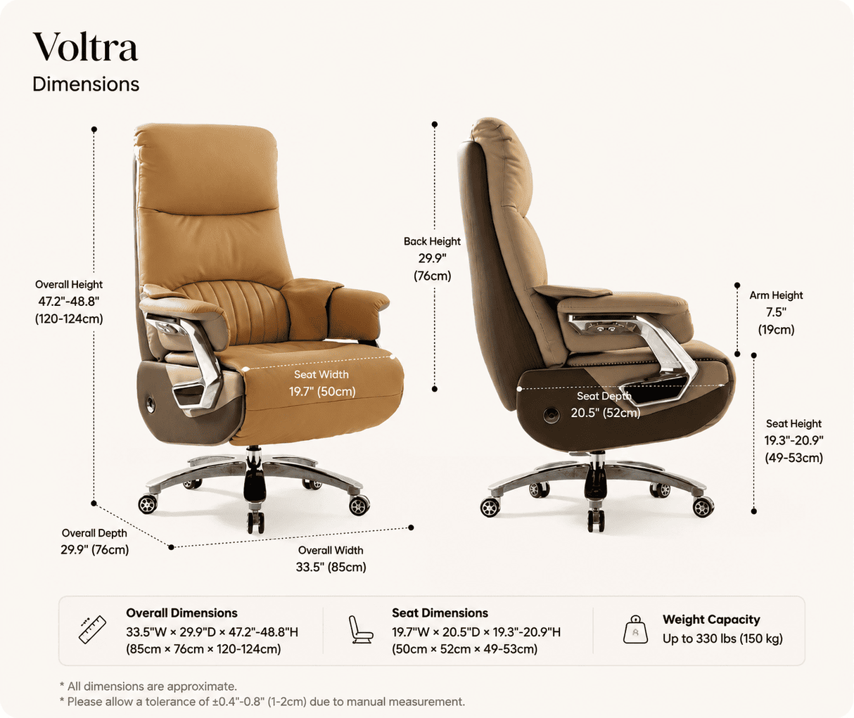 Voltra Reclining Executive Massage Chair