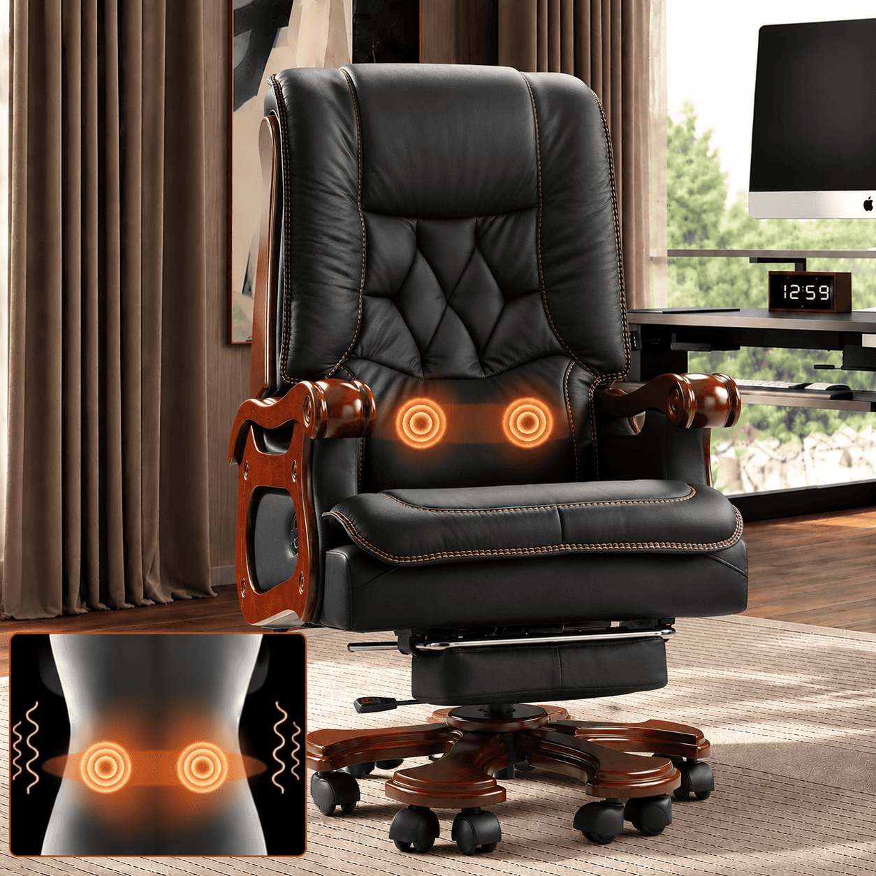 Evan Massage Office Chair