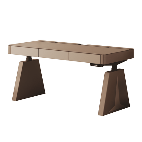 Coast Adjustable Standing Desk-brown