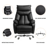 Coast Power Office Recliner Chair-black-details