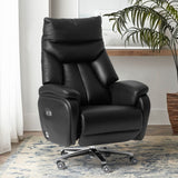 Coast Power Office Recliner Chair-black at home