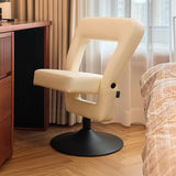 Diana Leather Foldable Swivel Desk Chair