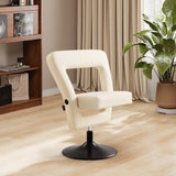 Diana Leather Foldable Swivel Desk Chair