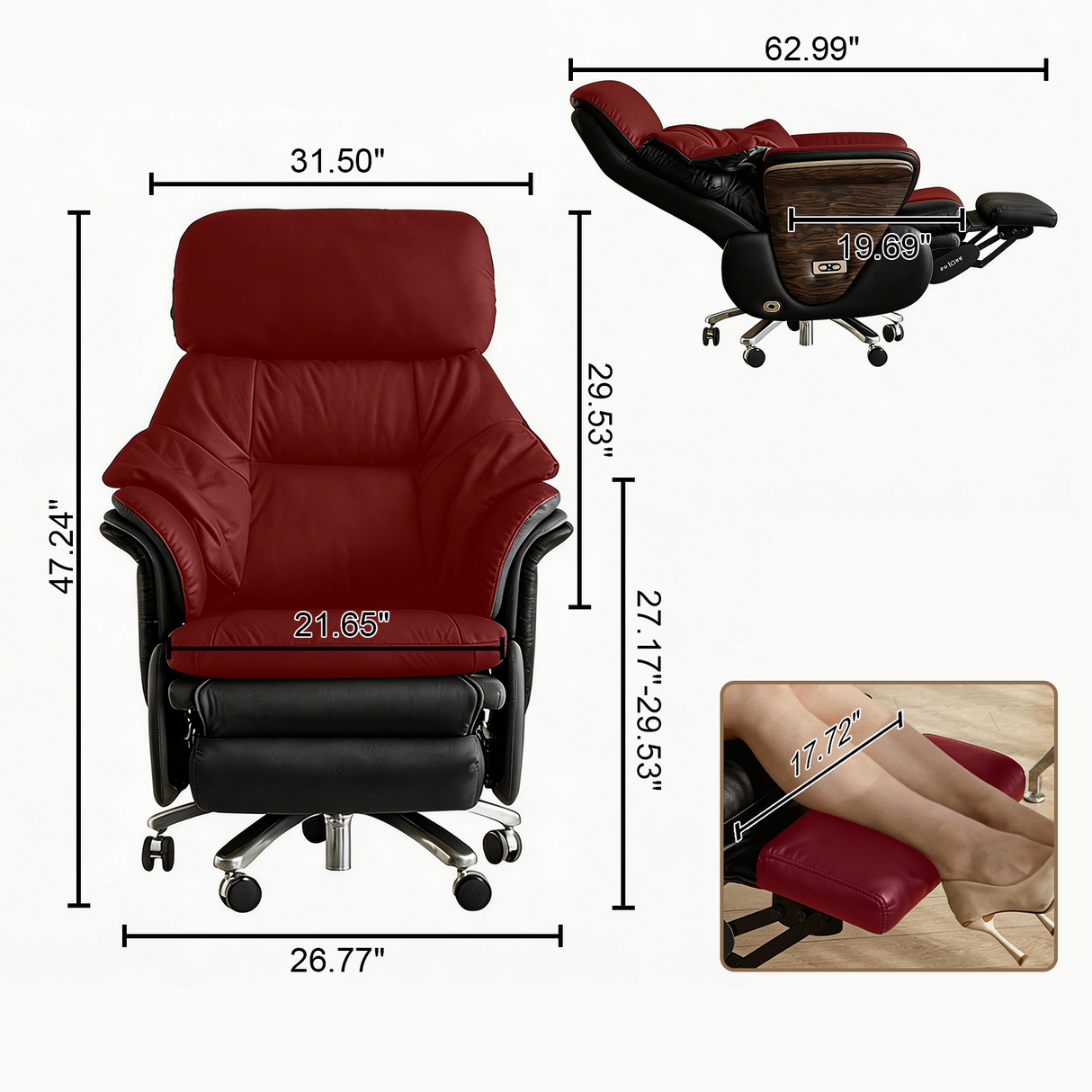 Duke Massage Power Recliner