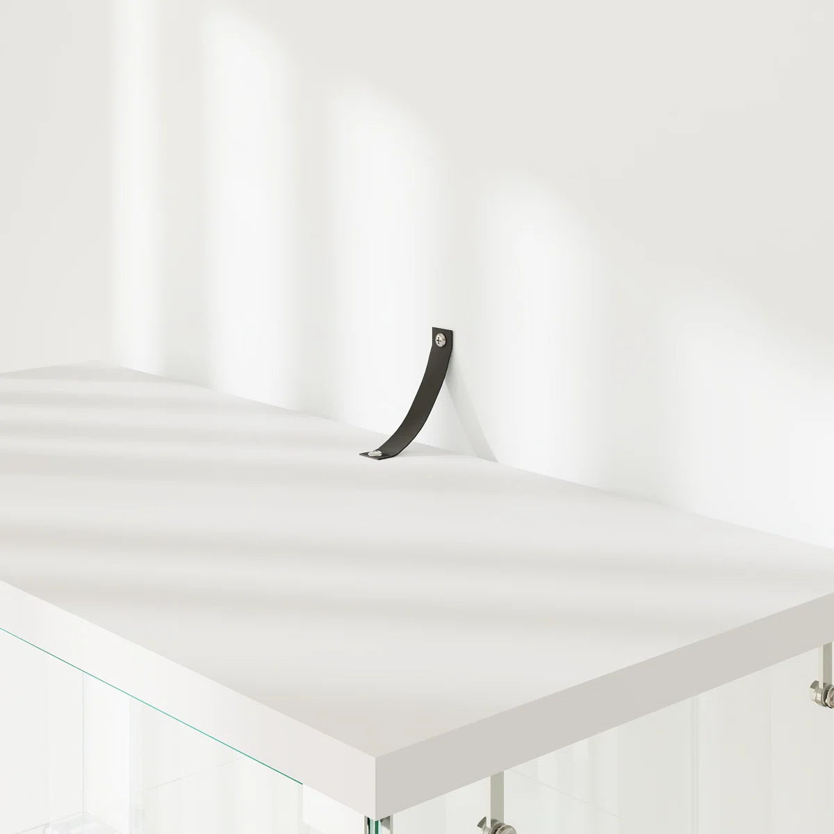 Cameron MDF & Tempered Glass Curio Display Cabinet