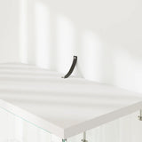 Cameron MDF & Tempered Glass Curio Display Cabinet