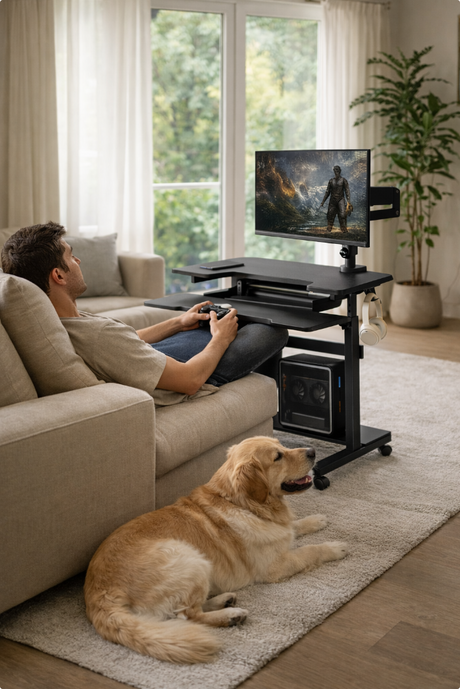 WS-790 Ergonomic Mobile Standing Desk