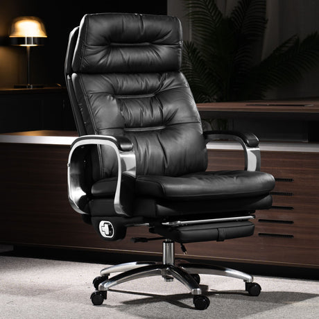 Vane Massage Office Chair -black in the office