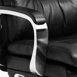 Vane Massage Office Chair -black-armrest
