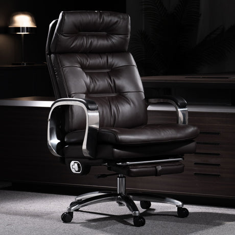 Vane Massage Office Chair -coffee