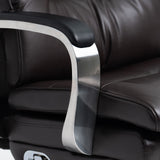 Vane Massage Office Chair -coffee-armrest