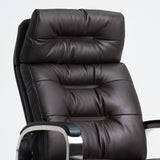 Vane Massage Office Chair -coffee-headrest