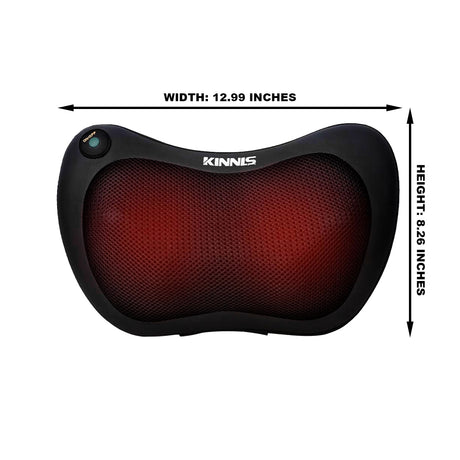 Multi-Area Heated Kneading Massage Pillow