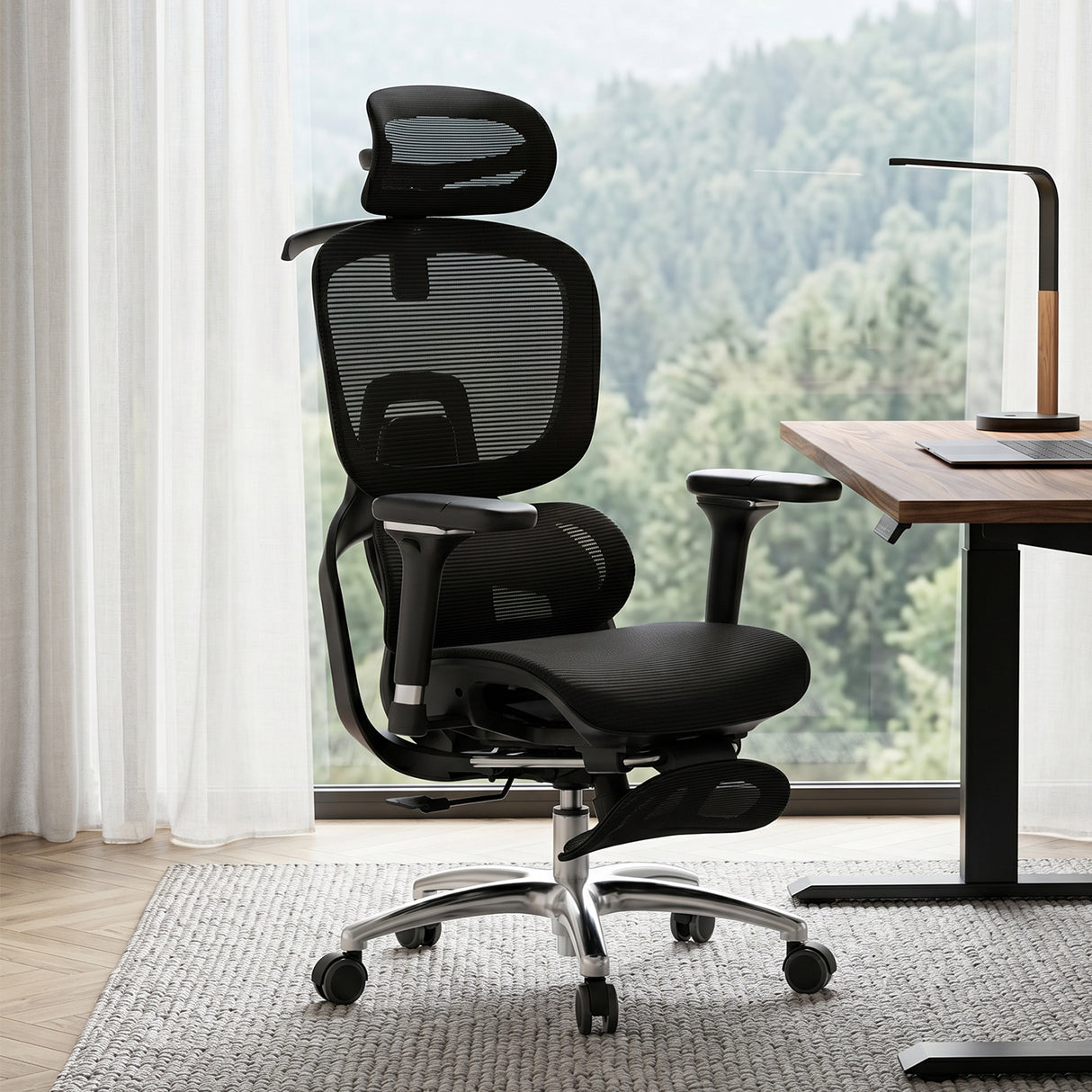 GC-02 Ergonomic Electric Massage AI Office Chair