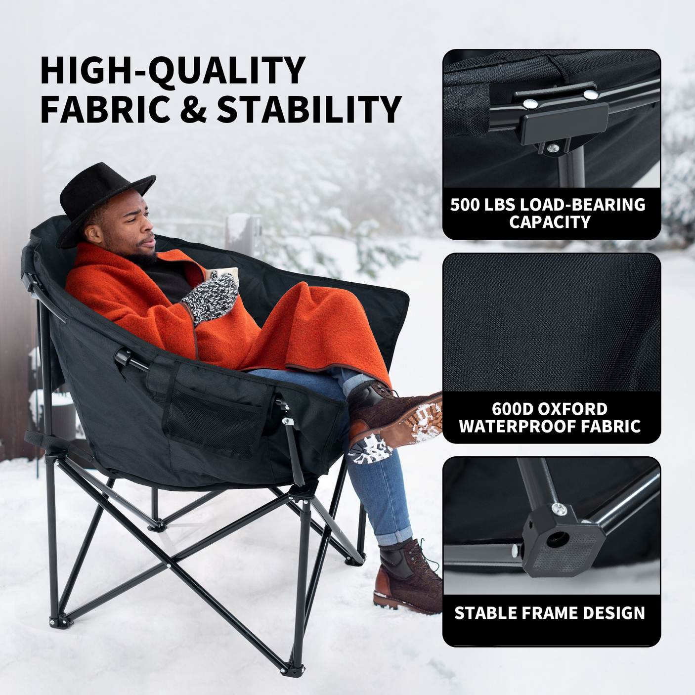 Ginger Heated Camping Chair