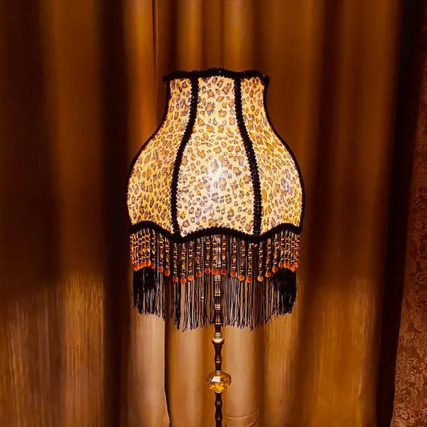Jones Handmade Leopard Print Floor Lamp