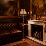 Jones Handmade Leopard Print Floor Lamp