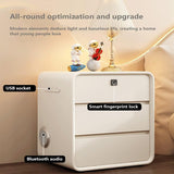 Smart Under Desk Storage Drawer - Nightstand with 3 Drawers