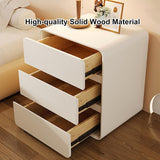 Smart Under Desk Storage Drawer - Nightstand with 3 Drawers