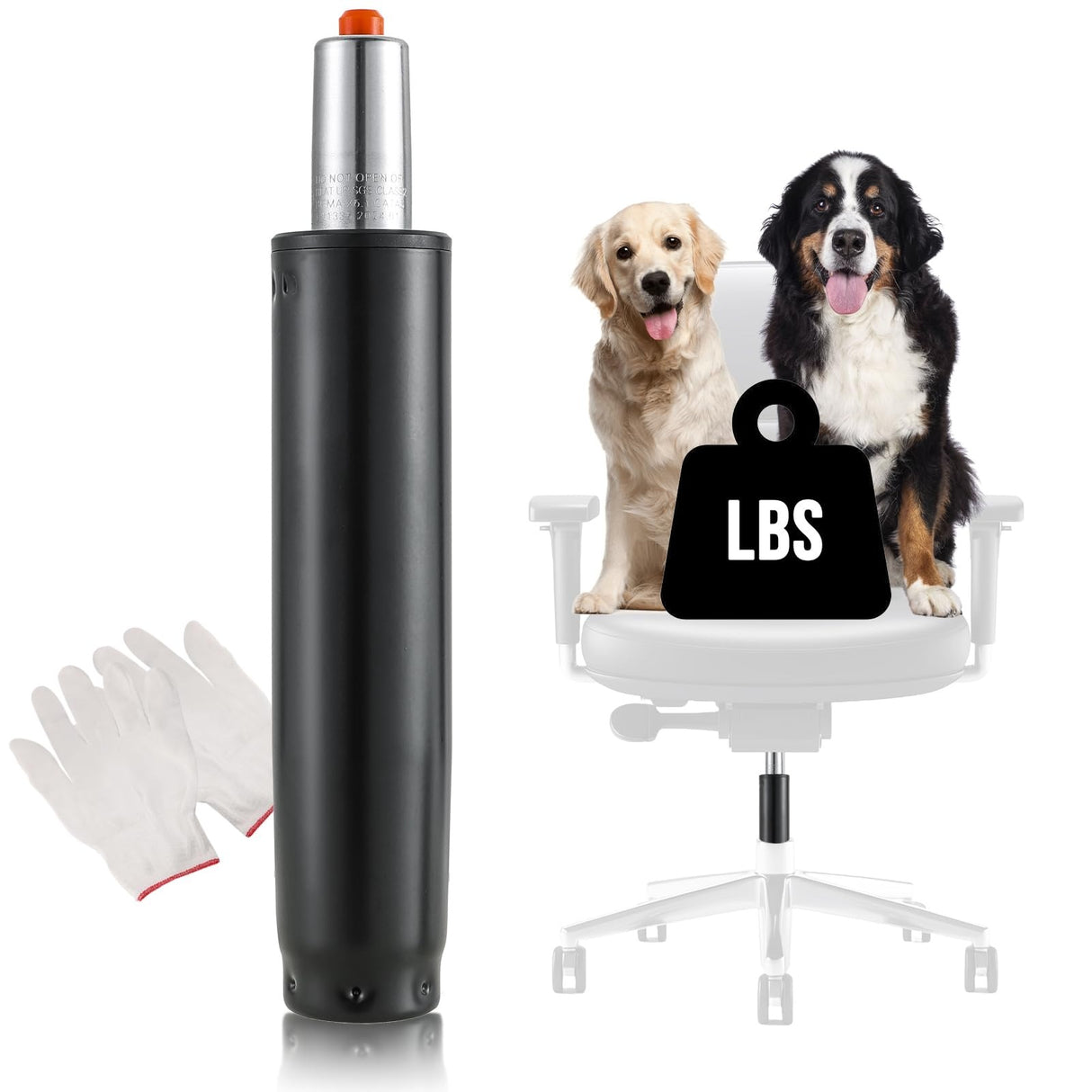 Office Chair Gas Lift Cylinder- 550lbs