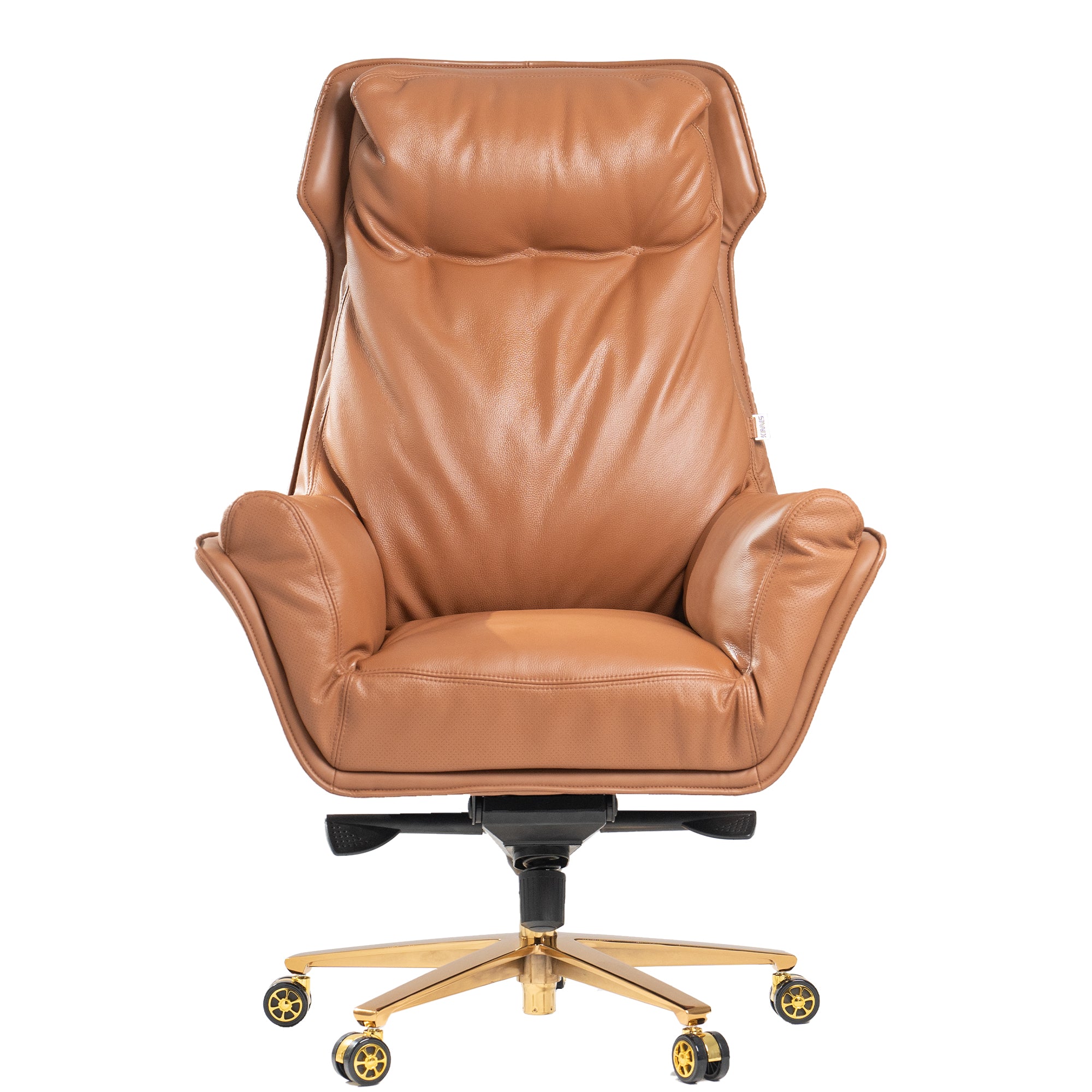 Knightsbridge cream best sale leather office chair