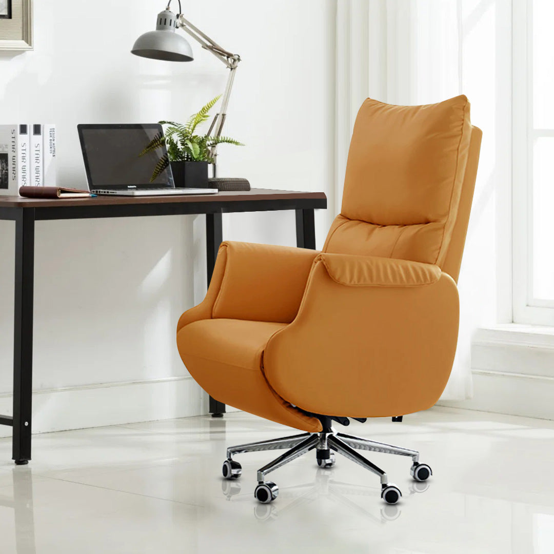 Talbot Thick Upholstered Reclining Desk Chair – KINNLS