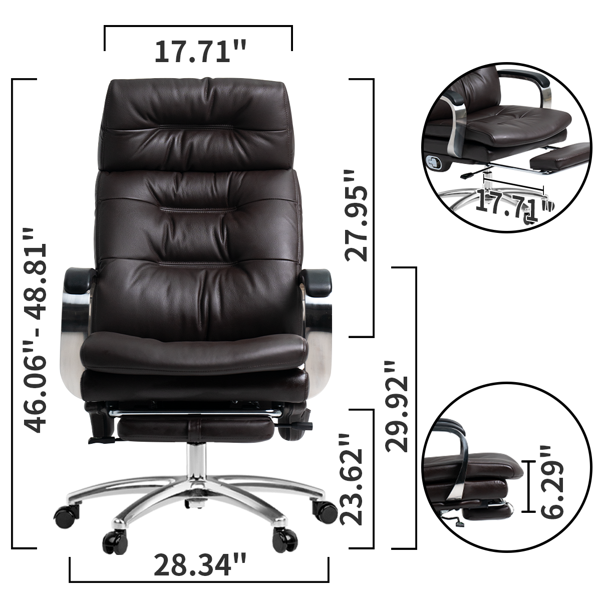 Vane Massage Office Chair