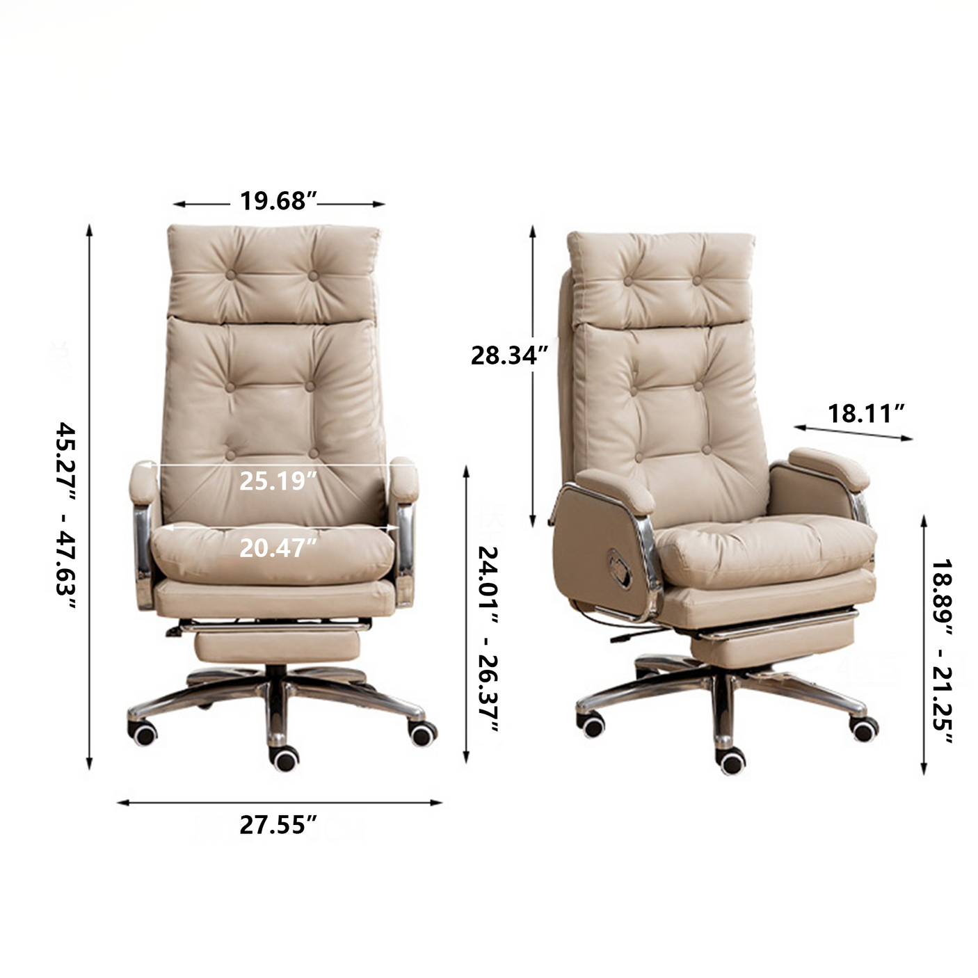 Willy Upholstered Massage Executive Chair
